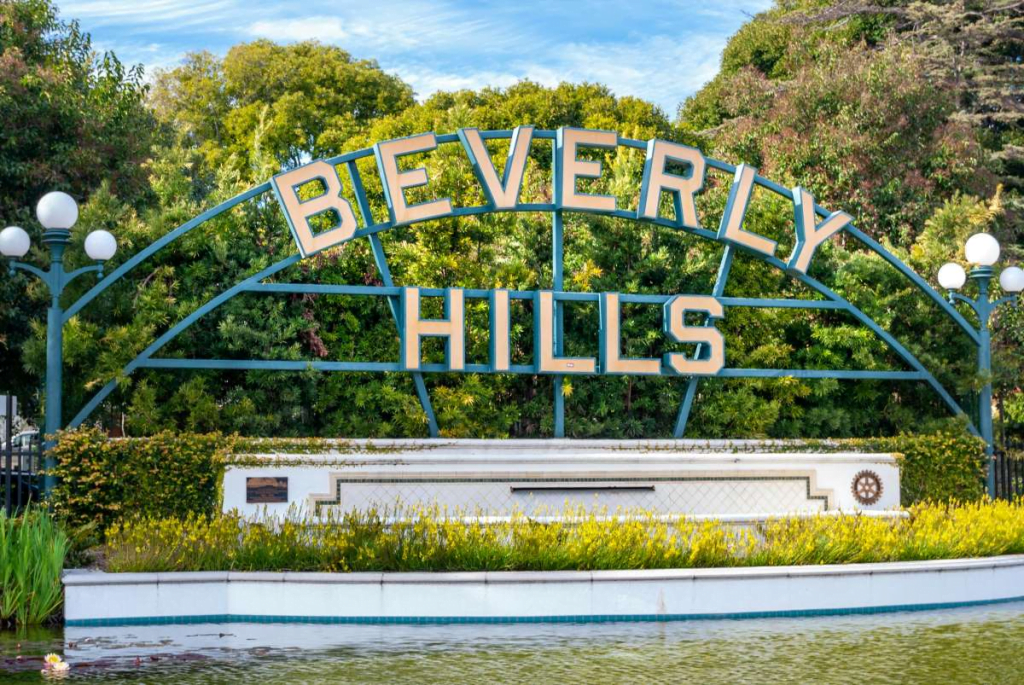 this is Beverly Gardens Park